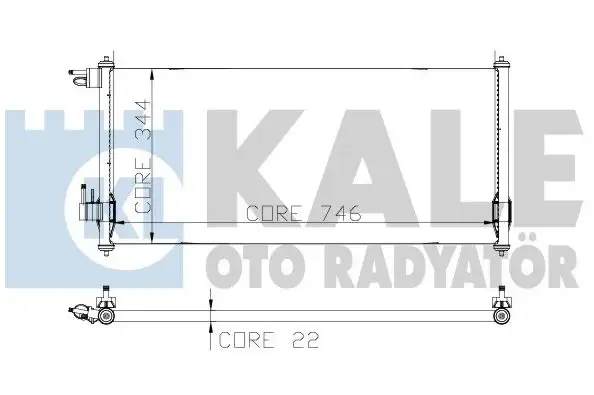 KALE 020ABC040 Klima Radyatörü