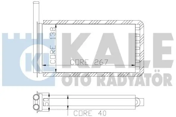 KALE 0285842AL Kalorifer Radyatörü