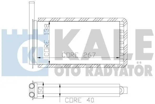 KALE 0285852AL Kalorifer Radyatörü