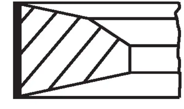 MAHLE 03906N0 Motor Segmanı (STD) 0640G9