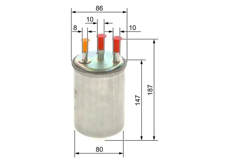 BOSCH 0450906508 Yakıt Filtresi