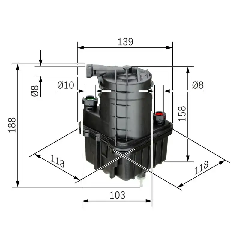 BOSCH 0450907015 Yakıt Filtresi