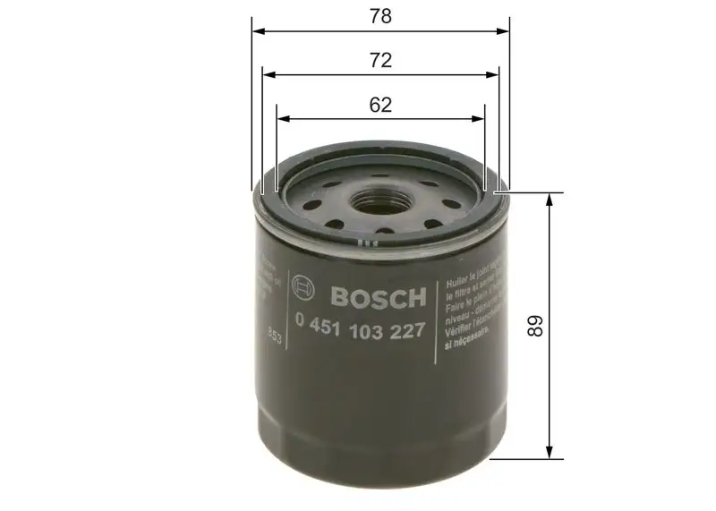 BOSCH 0451103227 Yağ Filtresi