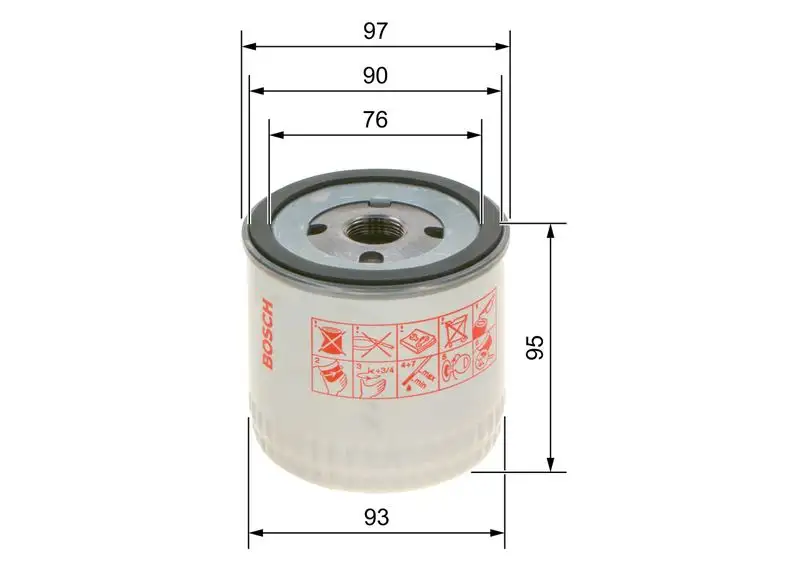 BOSCH 0451103252 Yağ Filtresi