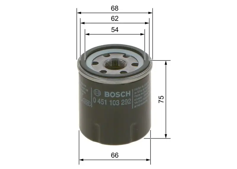 BOSCH 0451103292 Yağ Filtresi