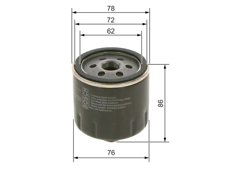 BOSCH 0451103318 Yağ Filtresi