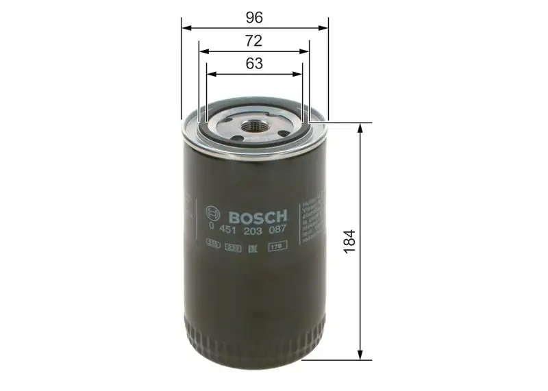 BOSCH 0451203087 Yağ Filtresi