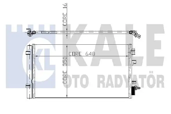 KALE 050ABC065 Klima Radyatörü