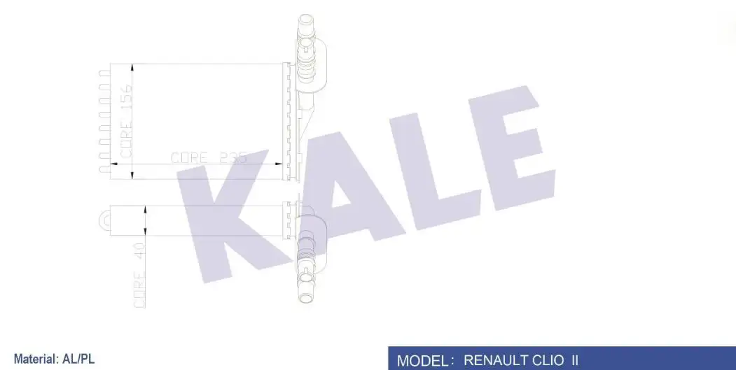 KALE 0585872AL Kalorifer Radyatörü