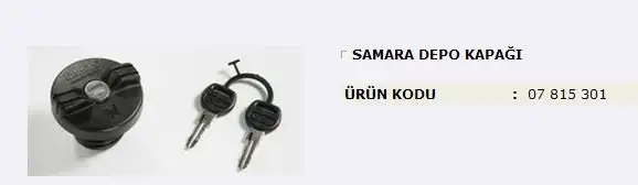 MITA 07815301 Yakıt Depo Kapağı