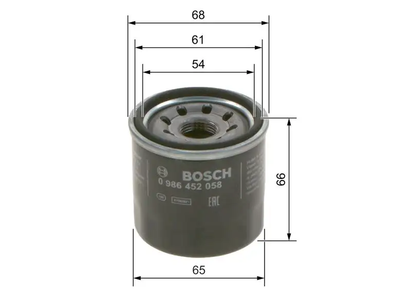 BOSCH 0986452058 Yağ Filtresi