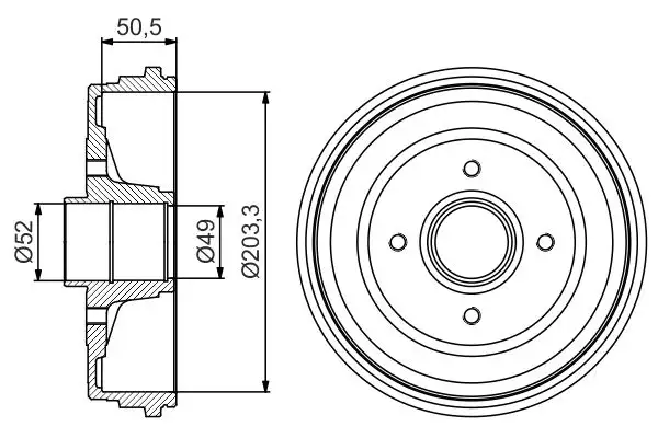 BOSCH 0986477205 Fren Kampanası
