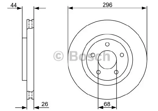BOSCH 0986479358 Ön Fren Diski
