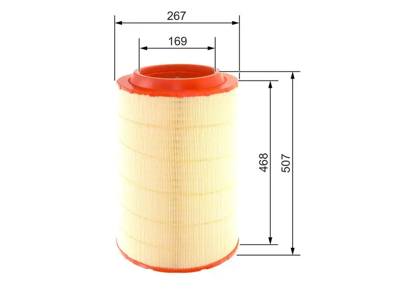 BOSCH 09864B0006 Hava Filtresi