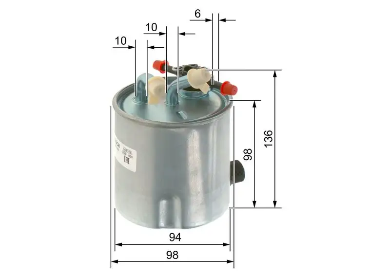 BOSCH 09864B2005 Yakıt Filtresi
