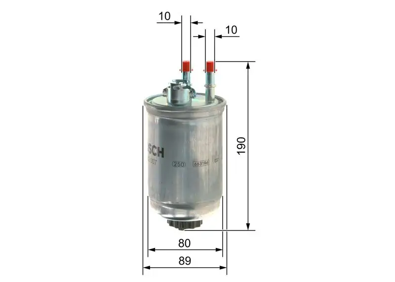 BOSCH 09864B2007 Yakıt Filtresi 1230621