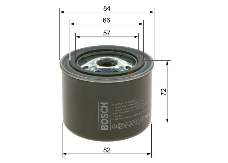 BOSCH 09864B2037 Yakıt Filtresi