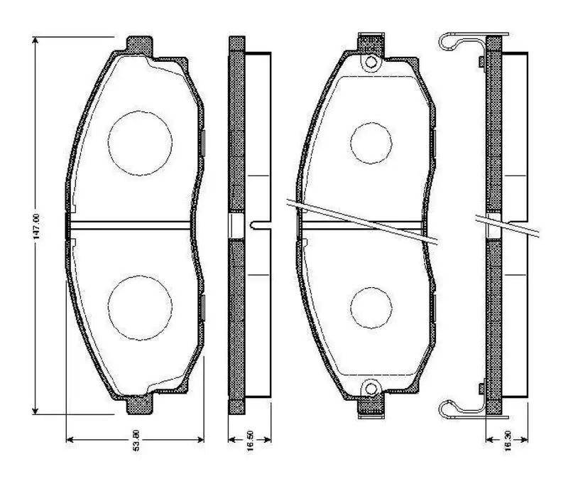 BOSCH 0986TB2345 Ön Fren Balatası