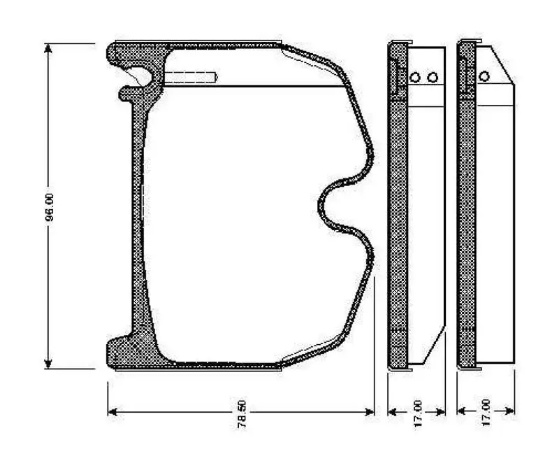 BOSCH 0986TB2452 Ön Fren Balatası A1994210610