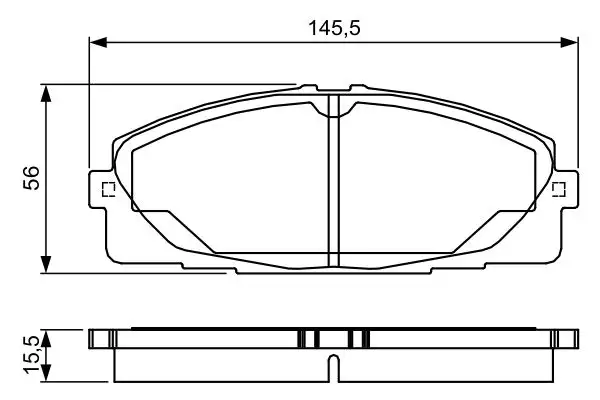BOSCH 0986TB3214 Ön Fren Balatası