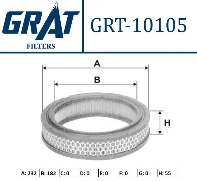 GRAT 10105 Hava Filtresi 7579590