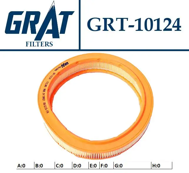 GRAT 10124 Hava Filtresi 7721380
