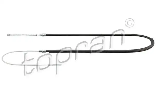 TOPRAN 102833001 El Fren Halatı (Arka) 191609721