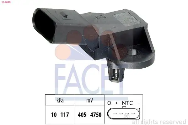 FACET 10.3090 MAP Sensörü
