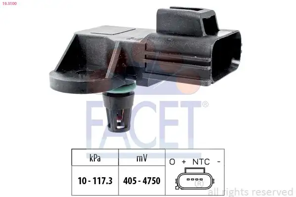 FACET 10.3100 MAP Sensörü