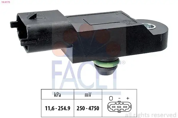 FACET 10.3173 MAP Sensörü 8200233831