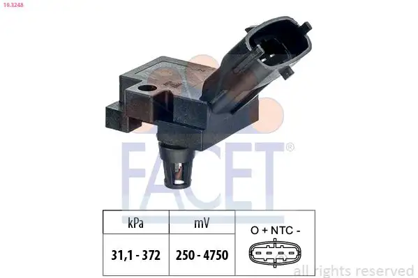 FACET 10.3248 MAP Sensörü