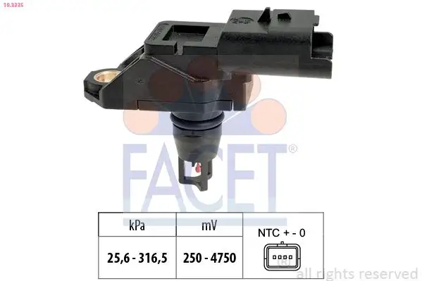 FACET 10.3335 MAP Sensörü 9675333080