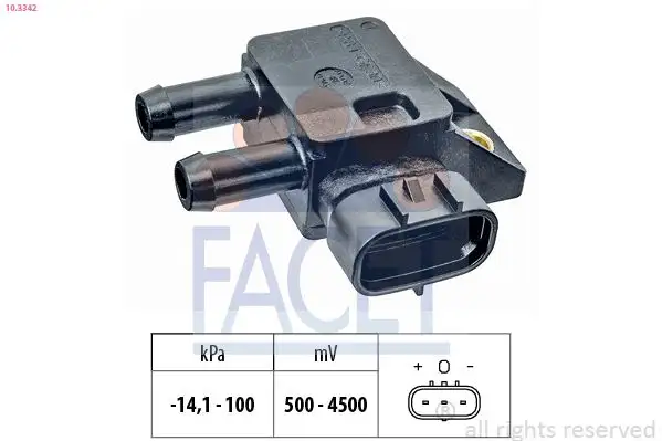 FACET 10.3342 MAP Sensörü