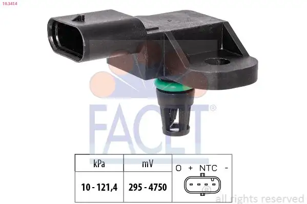 FACET 10.3414 MAP Sensörü 9811867780