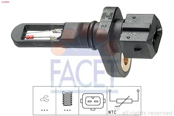 FACET 10.4001 Hava Filtre Sensörü 99360611400