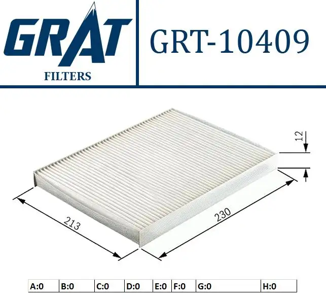 GRAT 10409 Polen Filtresi 7078711