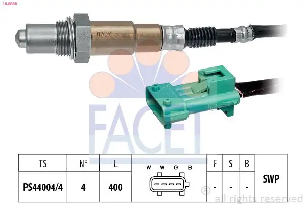 FACET 10.8068 Oksijen Sensörü 9657632980