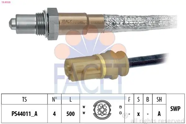 FACET 10.8328 Oksijen Sensörü 11787545244