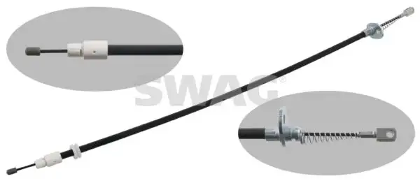 SWAG 10934905 El Fren Halatı (Arka) A2044202585