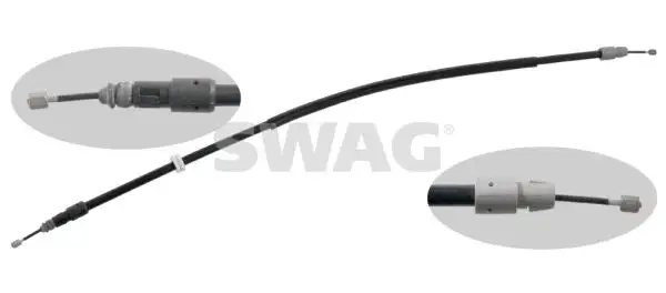 SWAG 10934908 El Fren Halatı (Arka) A1644202385