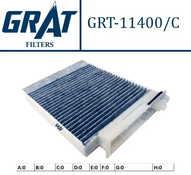 GRAT 11400C Polen Filtresi (Karbonlu) 7711426872