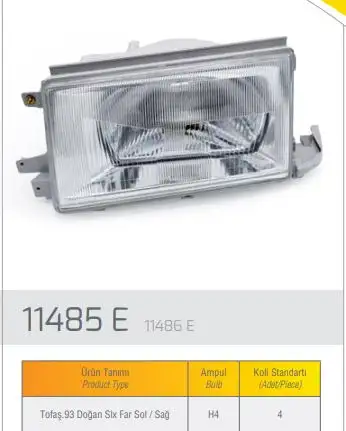 FARBA 11486D Ön Far (Sağ) 85014921