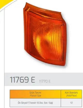 FARBA 11769D Sinyal Lambası (Sol)