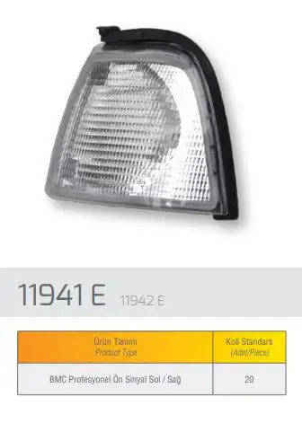FARBA 11941D Sinyal Lambası (Sol)