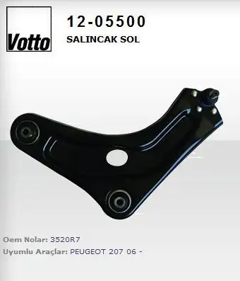 VOTTO 12-05500 Alt Salıncak (Sol) 3520R7