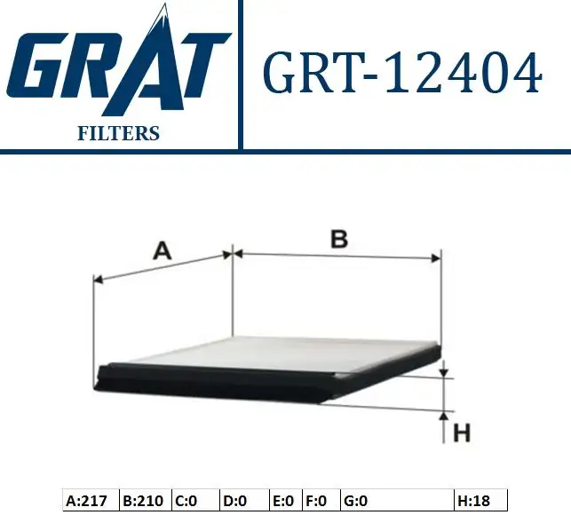 GRAT 12404 Polen Filtresi 6479A1