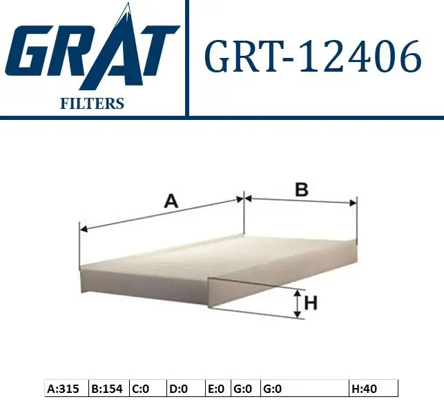 GRAT 12406 Polen Filtresi 647904