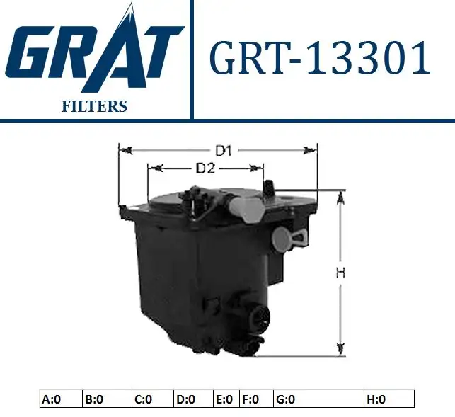 GRAT 13301 Yakıt Filtresi 3M5Q9155CB
