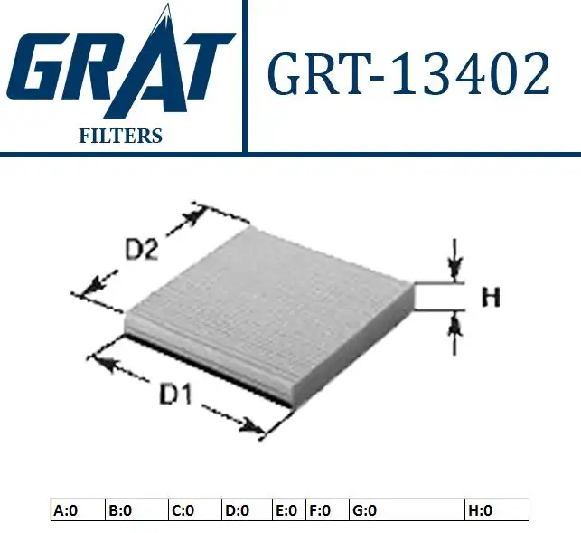 GRAT 13402 Polen Filtresi 647945