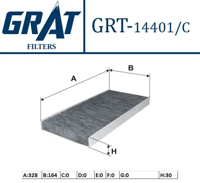 GRAT 14401C Polen Filtresi (Karbonlu) 1808617